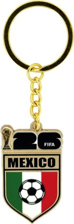 2026 FIFA World Cup Keychain – Officially Licensed, Collectible Gift for Fans, Durable Metal Ring for Keys, Backpacks - Image 2