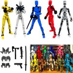 2026 New Assembly Completed-Titan 13 Action Figure,Dummy Robot 13 Action Figures Set,3D Printed Multi-Jointed Action Figures,Nova 13 Action Figure for Collectors Desktop Decorations (5pcs) - Image 2