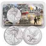 2026 One Dollar Army American Silver Eagle Showpak - Image 2