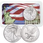 2026 One Dollar Freedom American Silver Eagle Showpak - Image 2