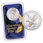 2026 One Dollar Graduation American Silver Eagle Showpak - Image 2