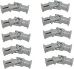 30 PCS Classic Building Ball Joints Bulk, Compatible with Lego Parts and Pieces: Universal Joint 3L(Color: Gray) - Image 2