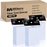 3000 Counts Card Sleeves, Clear Penny Sleeves for Trading Cards, Baseball Card Sleeves, Soft Trading Cards Sleeve Fit for MTG, TCG, Baseball Cards, Football Cards, Game Cards - Image 2
