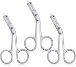 3Pcs Professional Scissor Tweezers with Handles | Stainless Steel, Larger Grabbing Surface Area, Precision Eyebrow Tweezers, for Women and Men Facial Hair, No Hair Breakage - Image 2