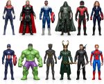 4.5IN Action Figures Set PVC Collectible Dolls Inspired by Recent Blockbuster Movies - Ideal Memorabilia for Fans and Collector (12PCS) - Image 2