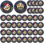 40 Pcs Military Challenge Coins Collection Set Bulk 250th Anniversary Veteran Day Appreciation Gift Commemorative Token Men Women Husband Father Military Gift Memorial Keepsake(Classic) - Image 2