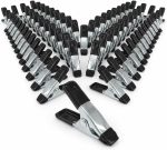 40 Pcs Small Spring Clamps, 2 Inch Black Metal Clip for Crafts, Heavy Duty Woodworking Fastener, Photography Muslin Backdrop Holder - Image 2