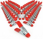 40 Pcs Small Spring Clamps, 2 Inch Red Metal Clip for Crafts, Heavy Duty Woodworking Fastener, Photography Muslin Backdrop Holder - Image 2