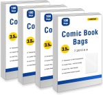400ct Current Comic Book Bags Resealable,3.5 Mil Thick Comic Book Sleeves,Acid-Free Crystal Clear,7.2 X 10.5 inch,Archival Quality,Fits Standard Comic Book Storage - Image 2