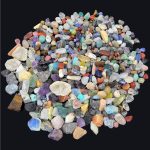 450 Pieces Rocks Collections for Kids, 40+ Kinds Gemstones and Crystals Set, Rocks and Minerals Science Kit Include 1.5lb Tumbled Chips Crystals and 1lb Tiny Rough Stones - Image 2