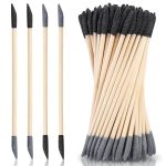 50PCS Premium Sanding Sticks, Double End Matchsticks Sanding Twigs of 120/280 Grit, Fine Detailing Polishing Sticks for Plastic Models/Wood/Metal/Small Area/Hole Sanding, 5.4 x 0.2 Inch - Image 2