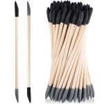 60 Pcs Sanding Sticks Double End Matchsticks Sanding Twigs Fine Detailing Polishing Sticks for Plastic Models Wood Hobby, 120/280 Grit, 5.4 x 0.3 Inch - Image 2