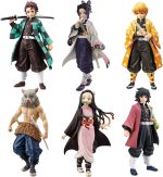 6Pcs Demon Anime Figures Set, Slayer Characters for Anime Fans and Kids (Standing Pose) - Image 2