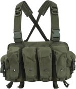 7 Pockets Tactical Chest Rig Vest Adjustable Chest Rigs Tactical with Mag Pouch X Harness for Men Women - Image 2
