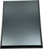 8 x 10 Inch Black Color DIY Blank Award Plaque with Beveled Edge Trophy Gift Plaques - Image 2