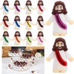 80 Pcs Mini Jesus Little Figures to Hide in Bulk and Pocket Seek Religious | Tiny Figurines Religious Gifts for Christmas Easter Egg Stuffers Fillers Sunday School Baptism Christ Savior Crafts - Image 2