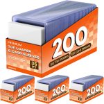 800 Card Sleeves Top Loaders for Cards, 3" x 4" Hard Plastic Toploaders | Baseball Card Protectors, Trading Card Holder for Football Sports Cards (400 Toploaders + 400 Penny Sleeves) - Image 2