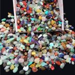 800Pcs+ (3lb) Gemstones and Crystals Set,30Kinds+ Bulk Rocks and Minerals Science Kit,Rocks Collections for Kids,Tumbled Chips Crystals,Crushed Stones - Image 2
