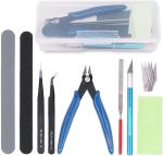9Pcs Model Tools Kit Hobby Building Tools Craft Set for Basic Model Building, Repairing and Fixing - Image 2