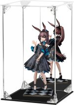 Acrylic Display Case for Collectibles Assemble Clear Acrylic Display Box with Mirrored Back, Alternative Glass Case for Action Figures Lego Model Doll Toys Display (6x6x10 inch; 15x15x25 cm) - Image 2