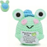 Adorable Mini Handmade Frog Gift for Women,Bestie, Best Friend Forever, Sister Birthday Present | Inspirational Positive Gift Ideas for Christmas, Thanksgiving, Valentine's Day & More - Image 2