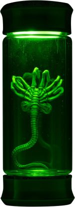 Alien Critter Embryo in Jar Glass Bottle with Display Box 8” Collectible Movie Prop Replica for Halloween Costume - Image 2