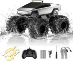 Amphibious Remote Control Car, 1:18 Monster Truck Toys for Boys RC Cars | 2.4 GHz Waterproof RC Trucks, 4WD All Terrain Off-Road Pickup, Kids Christmas Birthday Gifts Present Boys Girls Toys Ages 6+ - Image 2