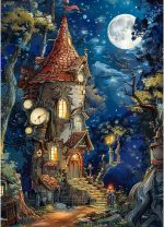 Ancient Castle Puzzles for Adults 1000 Pieces, Jigsaw Puzzles for Adults 1000 Piece, Challenging Game Toys, Impossible Puzzle, Family Decoration Puzzle - Image 2