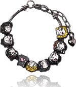 Anime Slayer Beaded Bracelets Set – Tanjiro, Nezuko & Zenitsu Jewelry – Cosplay Gifts for Fans & Collectors - Image 2