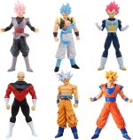 Anime Super Hero Action Figures Set, Collectible Warrior Figurines, 7.8Inch Energy Style Character Models for Display, Party Favors & Gift Collection (6PCS) - Image 2