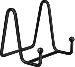 Artliving Plate Stands for Display - Iron Easel Stand Plate Holder Display Stand Picture Frame Stand for Pictures | Photo|Decorative Plate |Dish | Tabletop Art - 3 inch-Black - Image 2