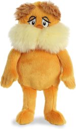 Aurora Dr. Seuss 11" The Lorax Whimsical Plush | Authentic storybook character details for fans and collectors - Image 2