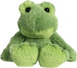 Aurora Mini Flopsie 5.5" Fernando Frog Adorable Stuffed Animal | Compact tummy-lying animals with bean-filled stability - Image 2