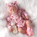 BABESIDE Lifelike Reborn Baby Dolls Eli - 17 Inch Realistic-Newborn Baby Doll Girl Handmade Real Life Dolls with Clothes and Toy Accessories Gift for Kids Age 3+ - Image 2