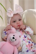 BABESIDE Reborn Baby Dolls - 20 Inch Cute Soft Vinyl Realistic Baby Doll | Real Life Baby Dolls with Complete Accessories Perfect for Cuddling, Playtime, and Gift Giving - Image 2