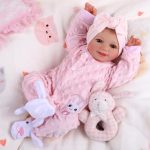 BABESIDE Reborn Baby Dolls Sunny - 17Inch Full Vinyl Realistic Baby Doll Girl Poseable Smiling Real Life Baby Dolls with Complete Accessories for 3+ Years Old Gifts - Image 2