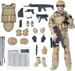 BJPEY 12" Special Forces Action Figures Soldiers Toys 1:6 Scale (Seal) - Image 2