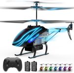 BUSSGO RC Helicopter, Remote Control Helicopter for Kids | with 30Mins Flight(2 Batteries), 7+1 LED Light Modes, Altitude Hold, RC Toys for Boys Girls - Image 2