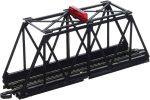 Bachmann Trains E-Z TRACK TRUSS BRIDGE with BLINKING LIGHT- HO Scale , Black Medium | Snap-Fit E-Z Track, Bridge, Truss Bridge with Blinking Light Black- HO Scale, 44473 - Image 2