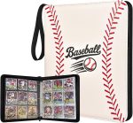 Baseball Card Binder 9 Pocket, 1080 Pockets Trading Card Binder with Zipper, Portable Collector Card Album Storage Organizer for Sports Cards, Game Cards, Gifts for Kids - Image 2