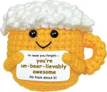 Beer Gifts for Beer Lovers, Positive Emotional Crochet Support Encouragement Inspirational Motivational Gift for Women Men - Image 2