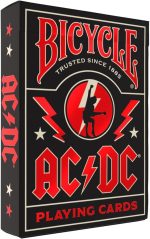 Bicycle ACDC Playing Cards, Features Iconic ACDC Song Titles and Band Designs, Red and Black, 1 Deck - Image 2