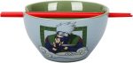 Bioworld Naruto Kakashi 20 oz Ramen Bowl With Chopsticks - Image 2
