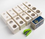 Boen 1000Pcs Coin Flips Assorted 10 Sizes Coin Holders with Stapler | All-in-One 10-Size Coin Flips Kit with Stapler Made of Non-PVC Virgin Wood Pulp to Organize & Protect Your Coin Collection - Image 2