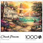 Buffalo Games - Cottage by the Sea - 1000 Piece Jigsaw Puzzle for Adults | Art by Chuck Pinson, Made in USA, Recycled Board, Finished Size 26.75 x 19.75 in, Includes Poster, Giftable, Frameable Art - Image 2