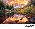 Buffalo Games - Maroon Lake Reflections - 2000 Piece Puzzle for Adults | Art by Joshua Snow, Intermediate to Expert, Made in USA, Recycled Board, Finished Size 38.50 x 26.50 in, Giftable - Image 2