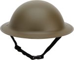CHAPEAU TRIBE Adult WW2 Ally Military Army Helmet – Adjustable Strap – Lightweight Cosplay Helmet – Universal Size – Plastic with Elastic Foam Inside – Olive Green - Image 2