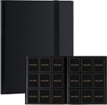 Card Binder 9 Pocket Storage 360 Card Binder,Trading Card Binder (Black) | Senior and Sturdy Side-Loading Album,Intended For YuGiOh,MTG, TCG,Game Cards & Baseball Card Binde - Image 2
