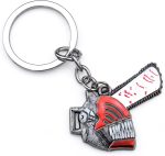 Chainsaw Man Merch, Anime Keychains with Protective Case, Premium Chainsaw Man Gifts - Image 2
