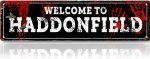 Christmas Horror Movie Gifts Haddonfield Street Sign Retro Metal Scary Halloween Decor, Poster Decorations for Spooky Room or Haunted House - Image 2